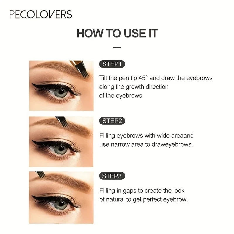 Four-Tip Eyebrow Pen